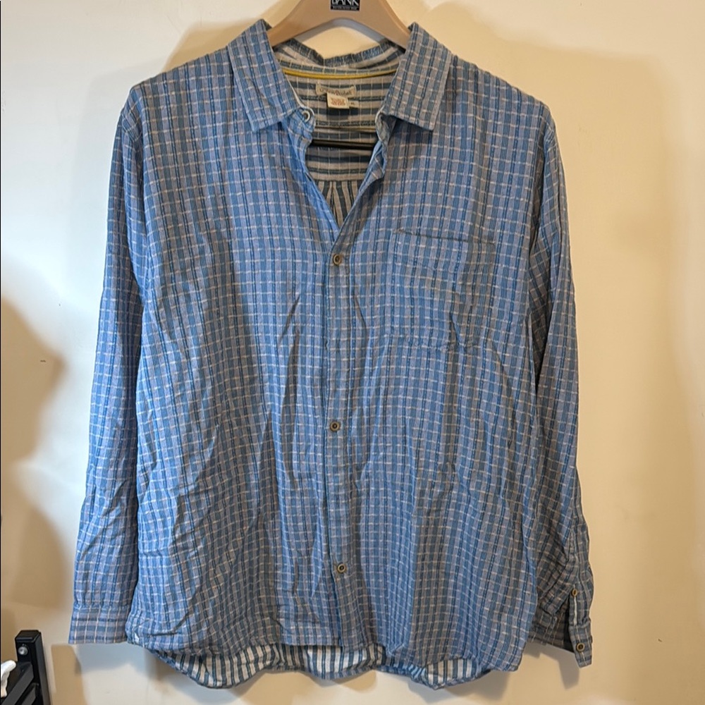 Carbon‎ 2 Cobalt Blue Plaid Men's Shirt